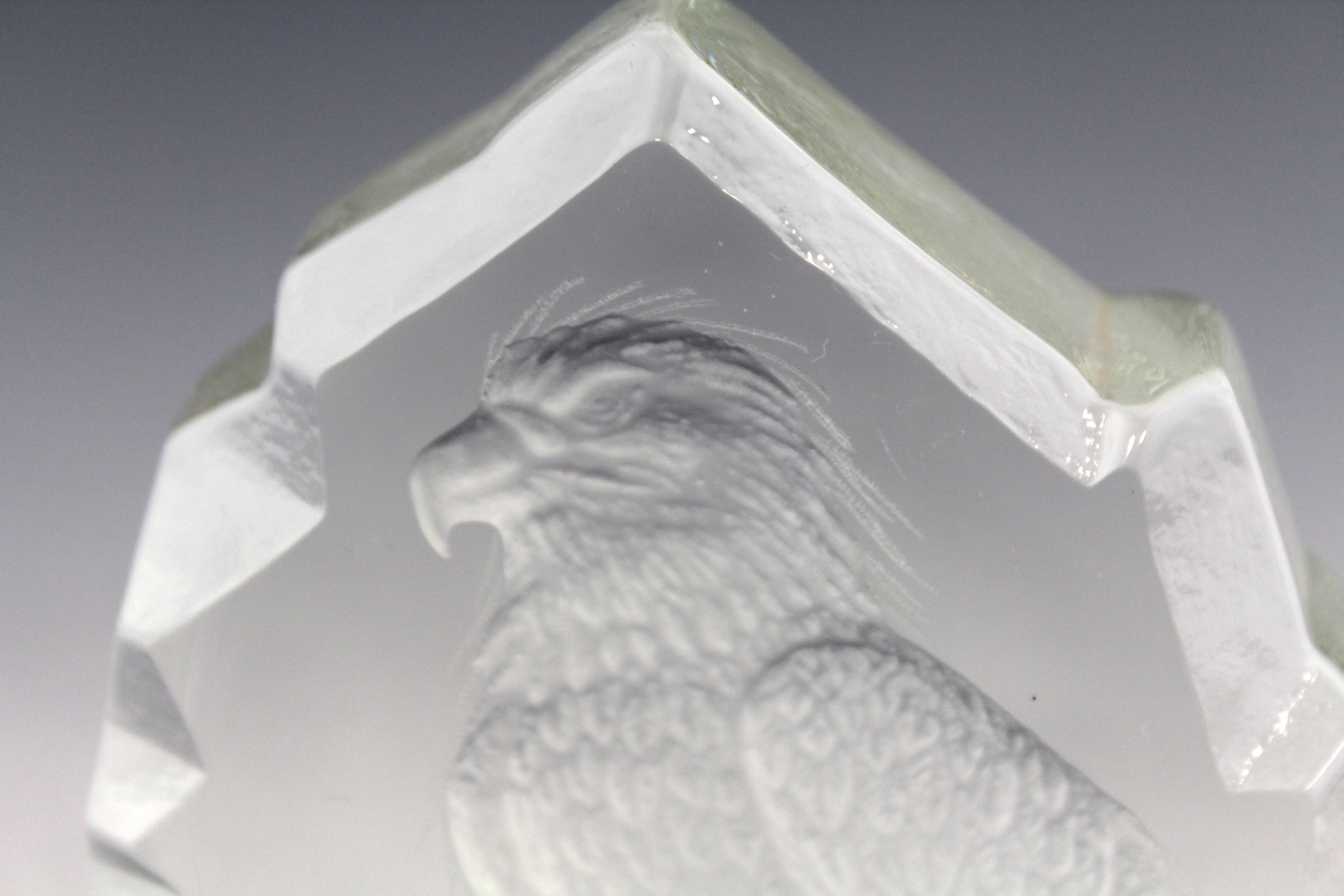 Crystal Eagle Paperweight EBTH