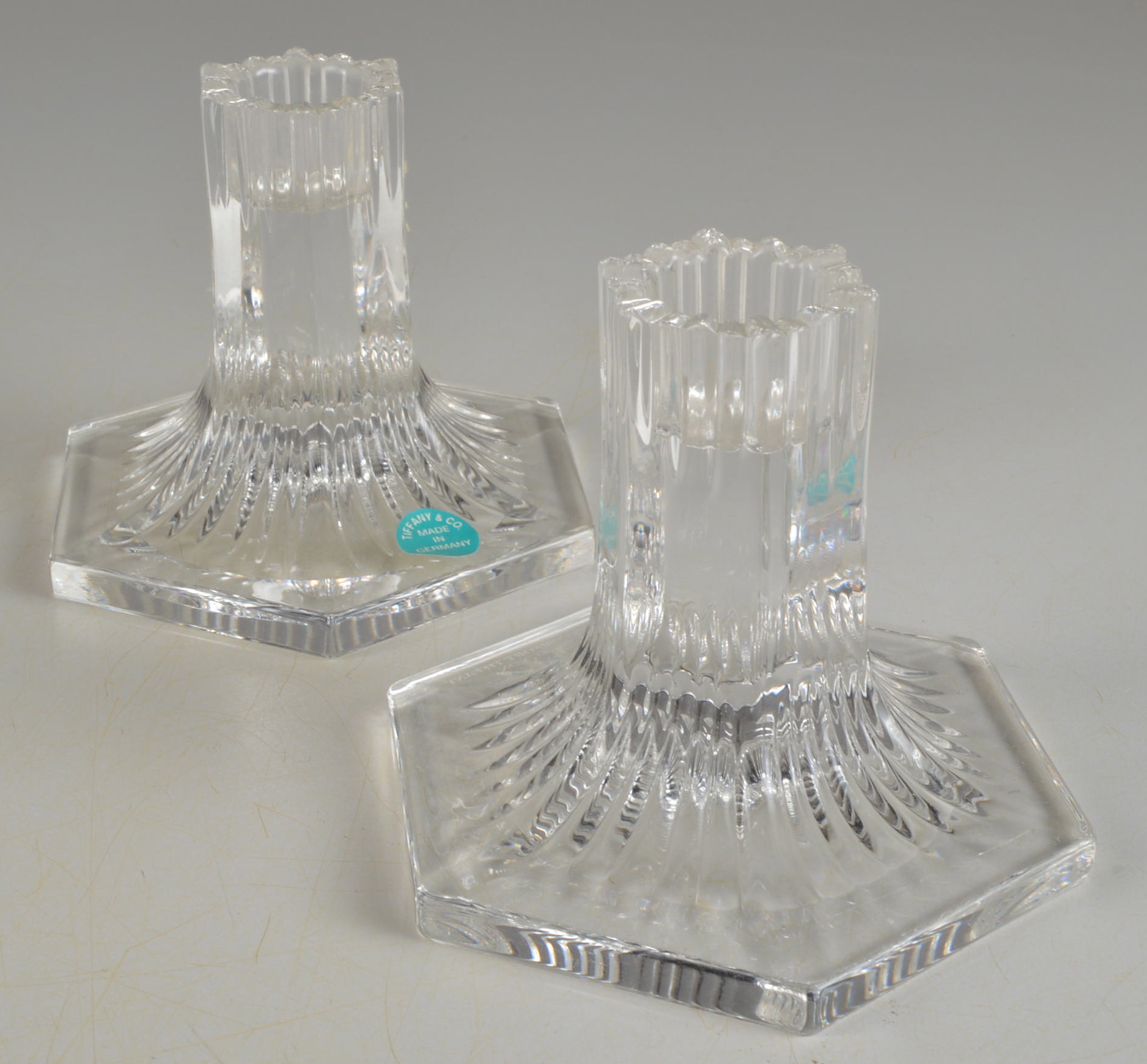 Tiffany & Co. Crystal Candlestick Holders EBTH