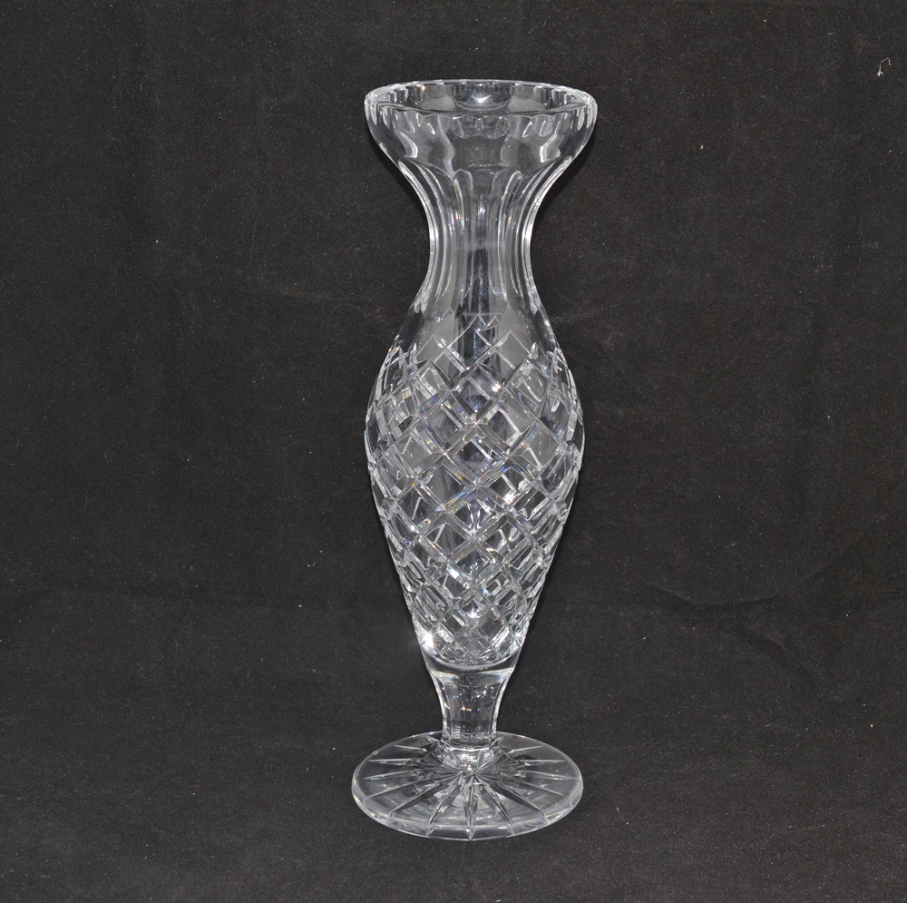 Stunning Ceska Cut Czechoslovakian Crystal Vase Ebth