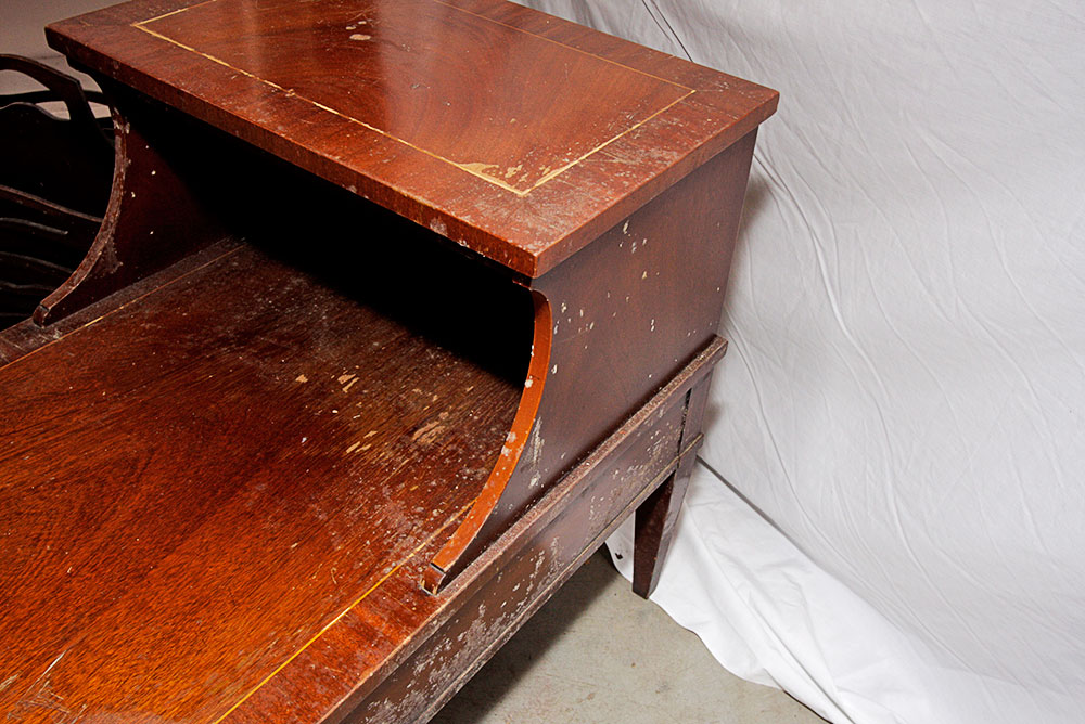 French Provincial Style Two Tiered End Table EBTH