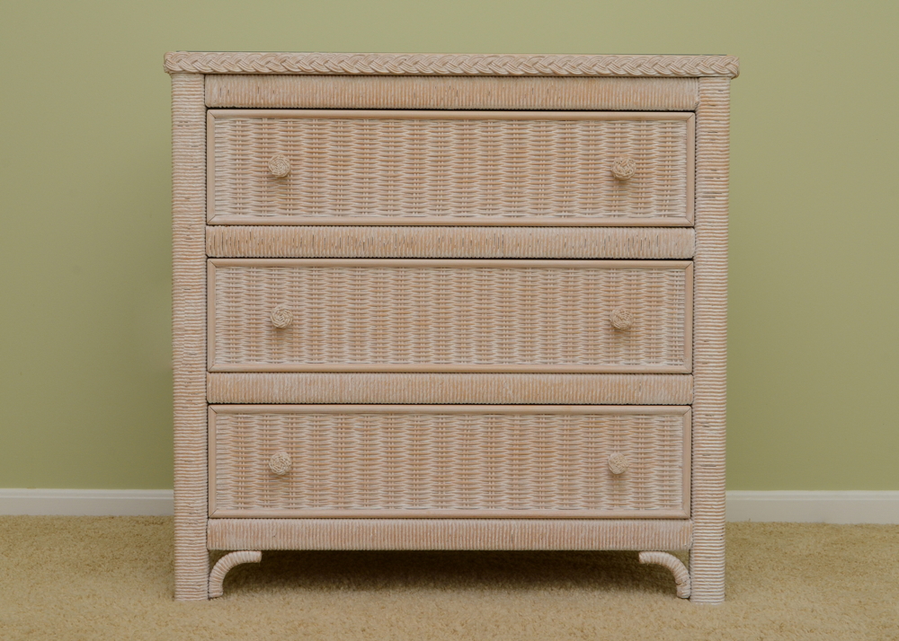 Lexington Henry Link Wicker Chest EBTH