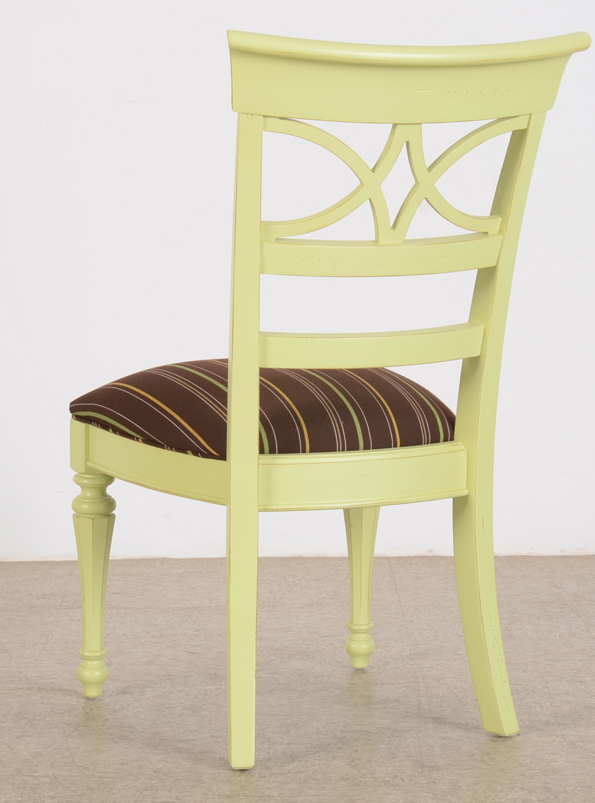 Lime Green Painted Wood Dining Chairs EBTH