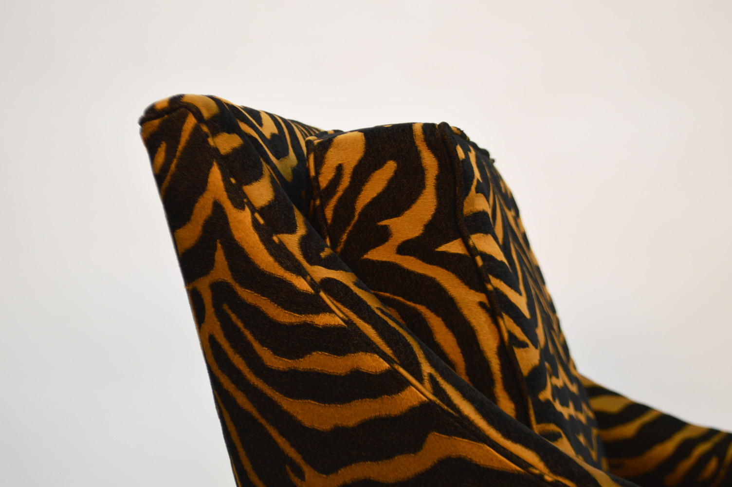 Zebra Print Lounge Chair by Fairfield Chair Company EBTH