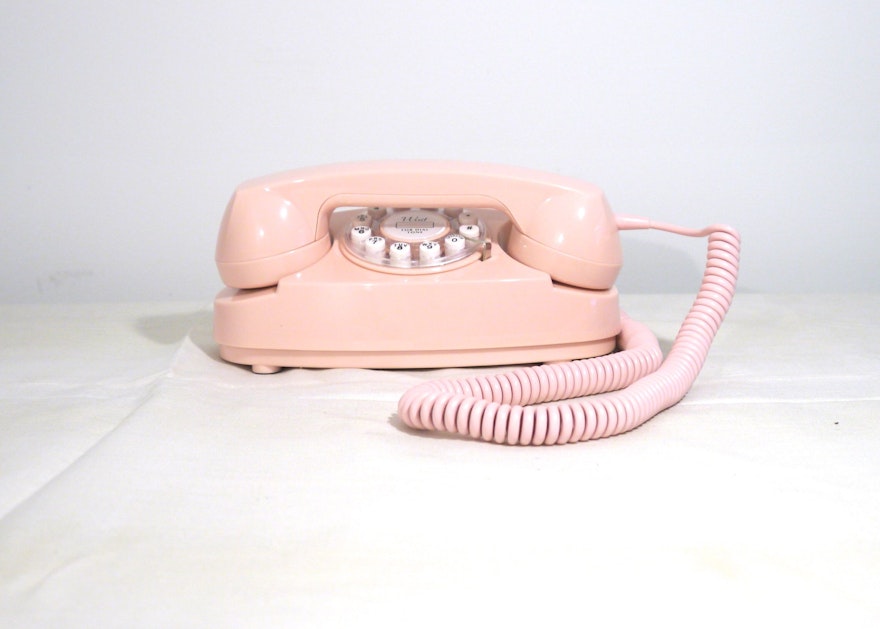Pink Princess Desk Phone By Crosley Ebth