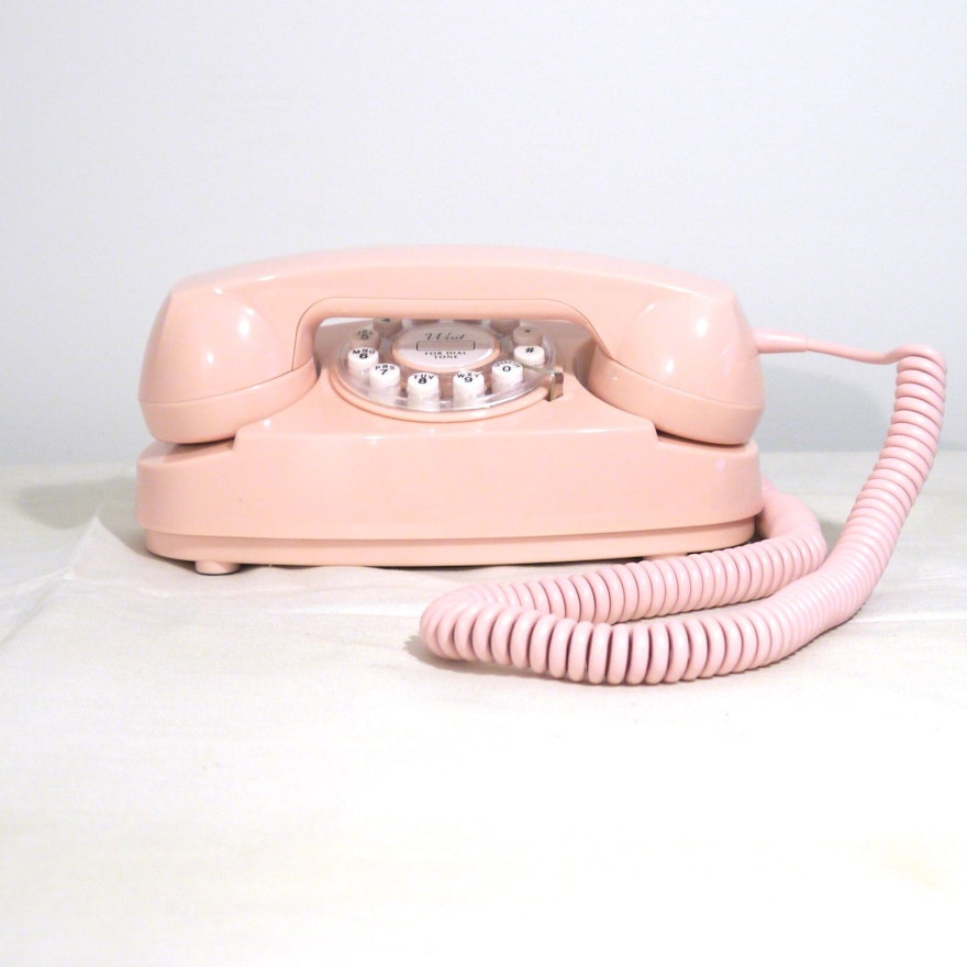 Pink Princess Desk Phone By Crosley Ebth
