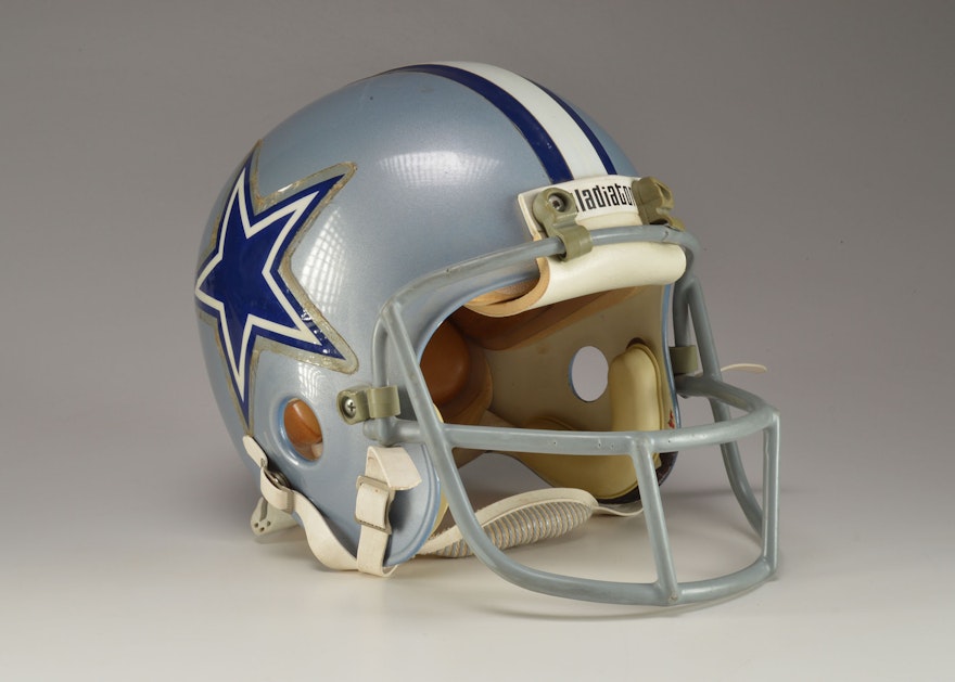 Vintage Tony Dorsett Worn Dallas Cowboys Football Helmet | EBTH