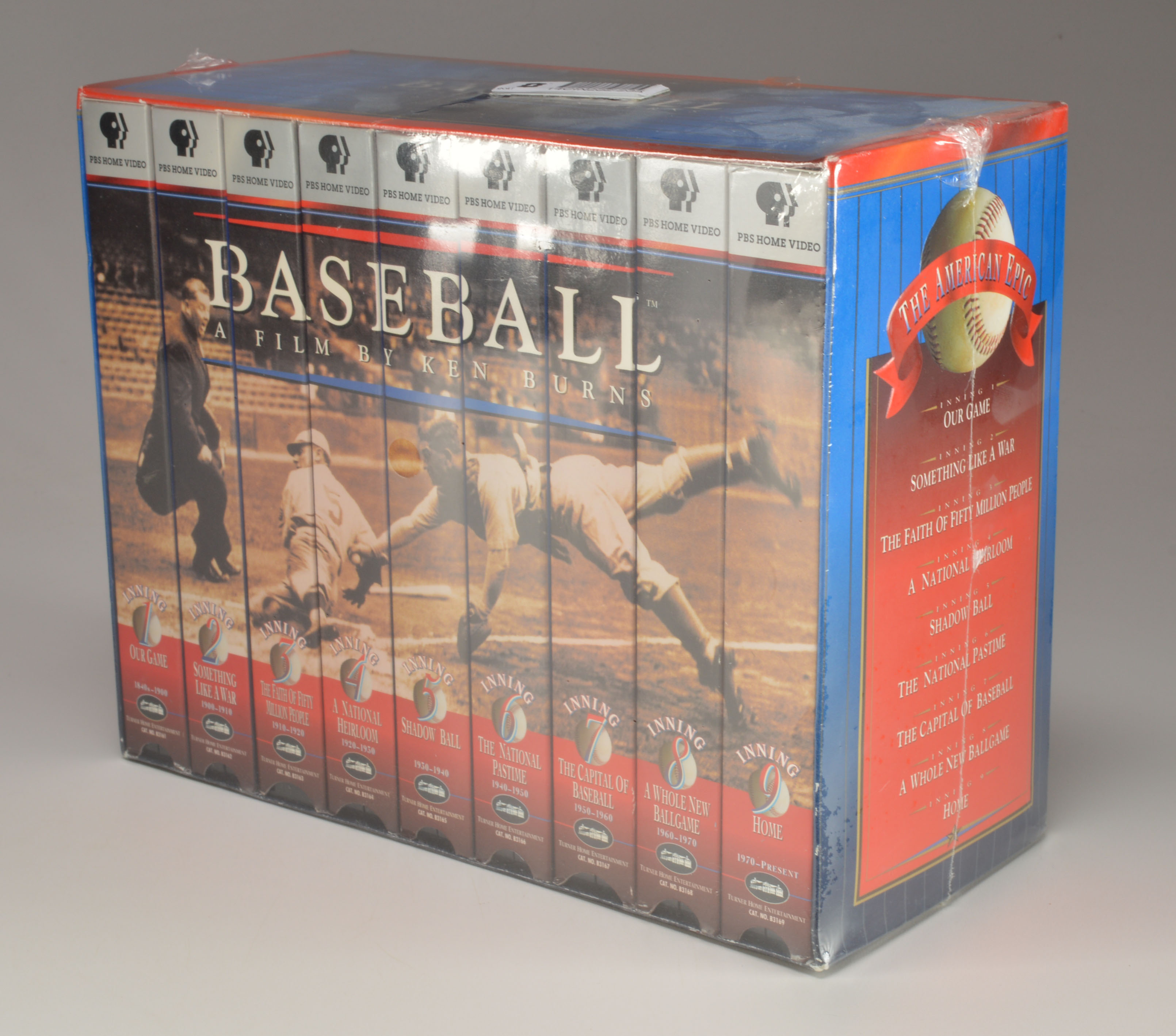 Sealed VHS Tapes of the Ken Burns Baseball Documentary EBTH