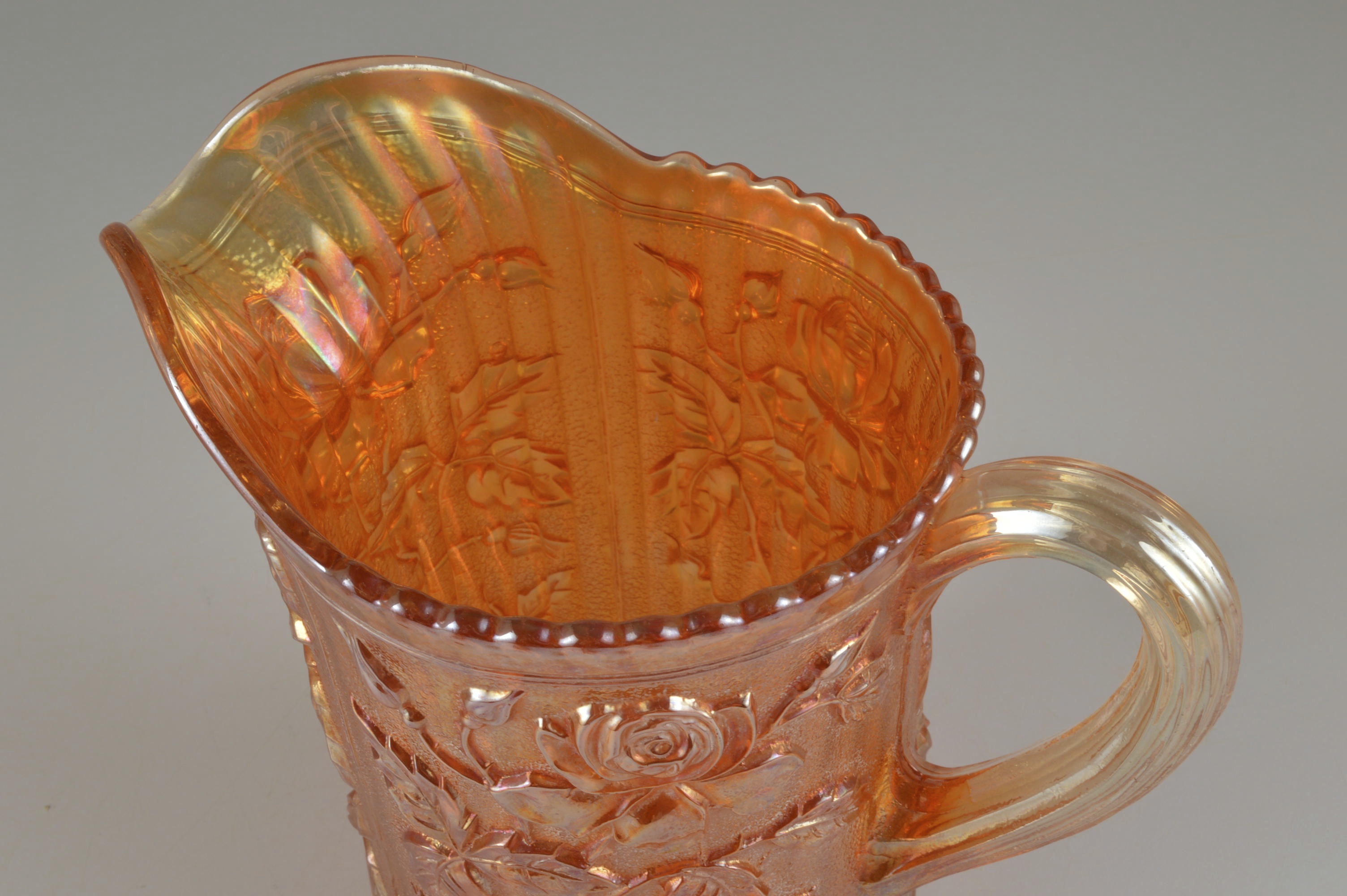 A Vintage Carnival Glass Pitcher | EBTH