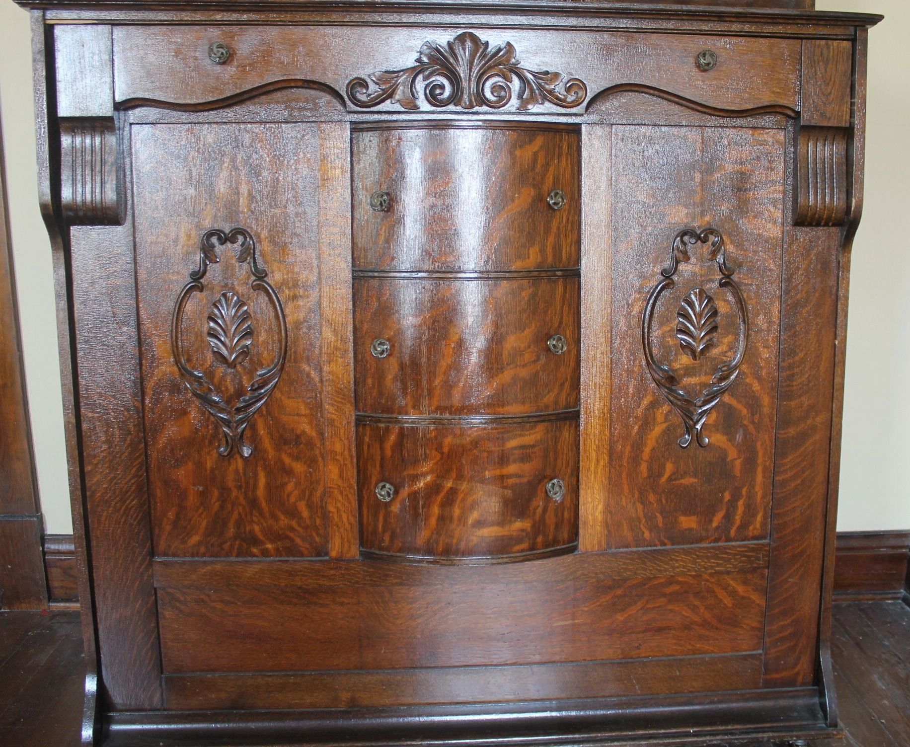 Antique Quarter Sawn Oak Murphy Bed EBTH