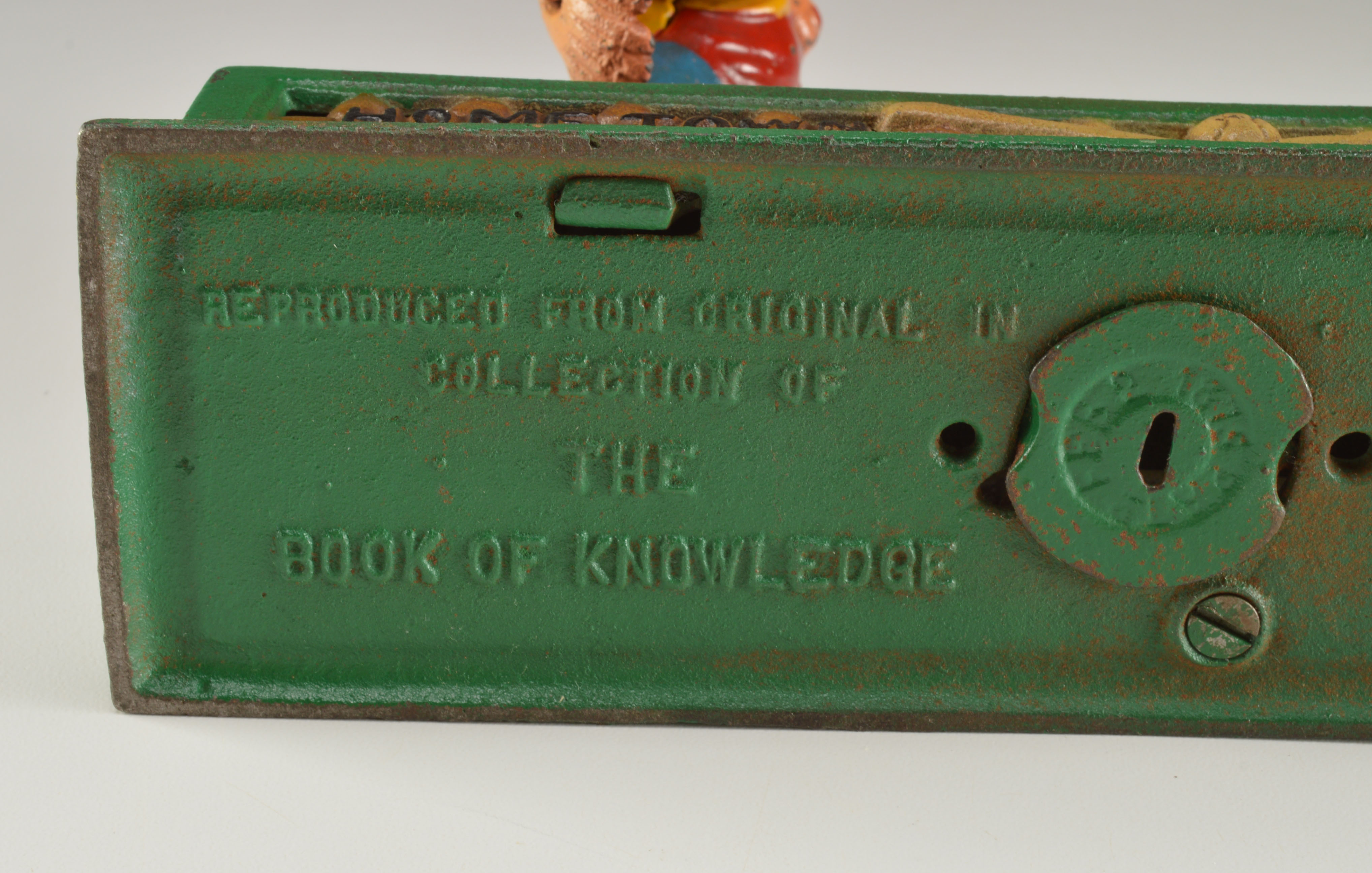 Reproduction Cast Iron Baseball Mechanical Bank EBTH