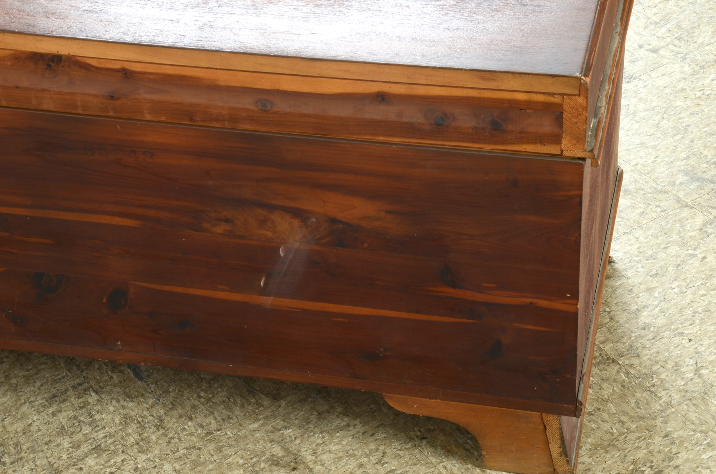 Vintage Bluebird Cedar Lined Blanket Chest EBTH