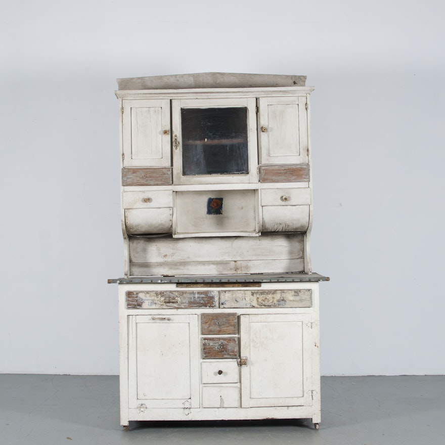 Antique Sowbelly Hoosier Cabinet Ebth