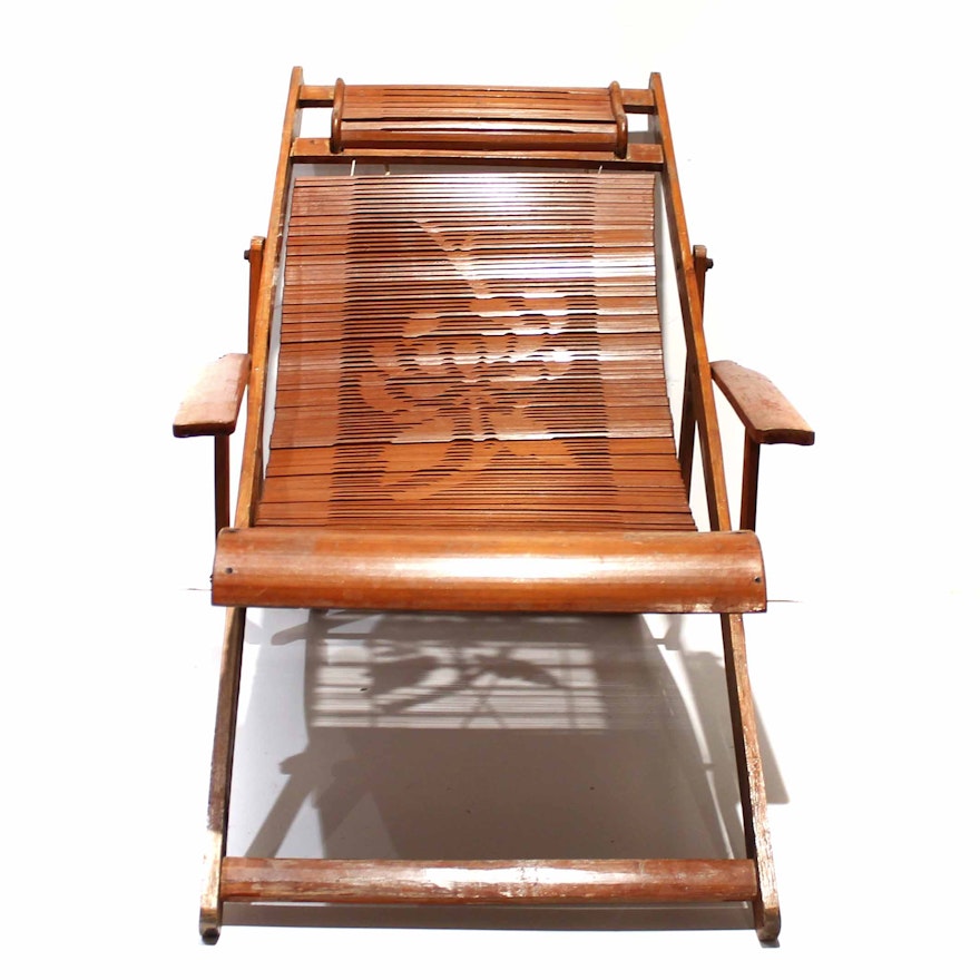Children's Antique Steamer Chair : EBTH Children's Antique Steamer Chair ... - Children's Antique Steamer Chair : EBTH
