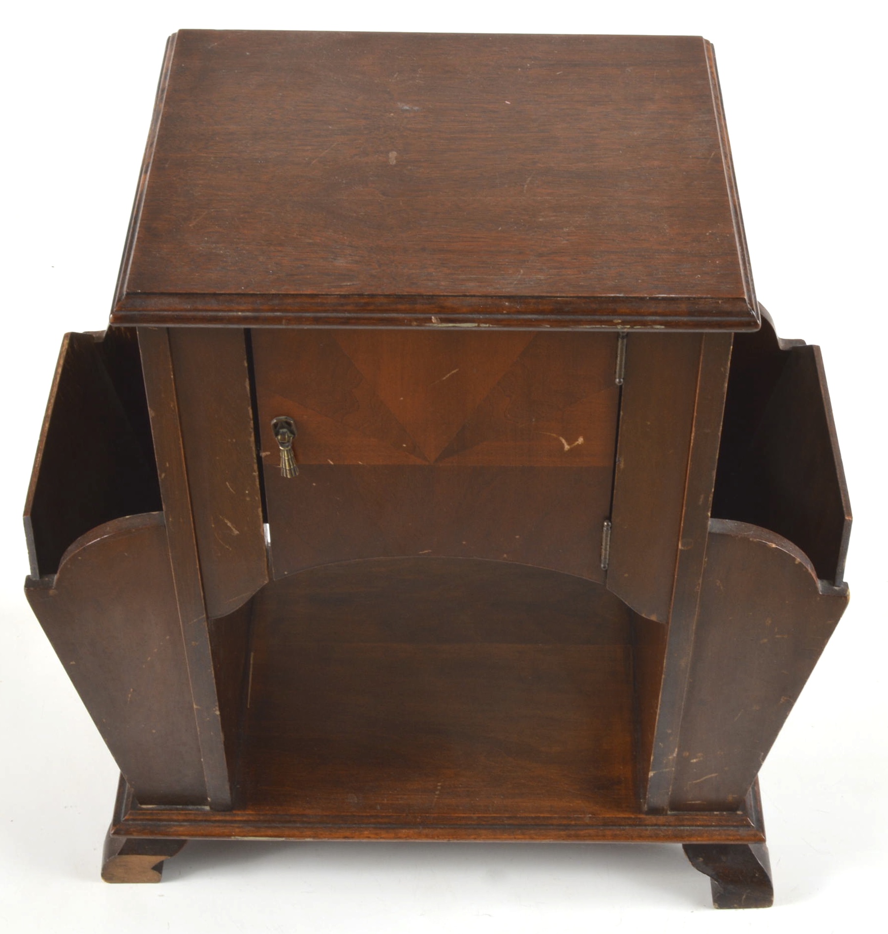 Antique Copper Lined Cigar Humidor Stand EBTH