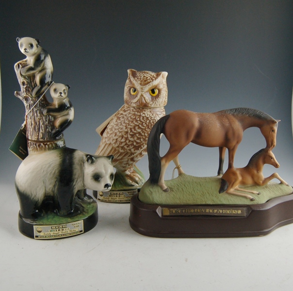 Jim Beam Collectible Animal Decanters EBTH