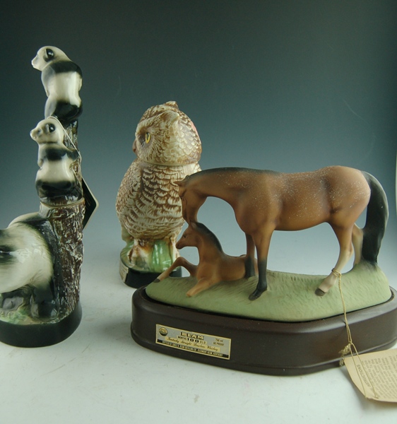 Jim Beam Collectible Animal Decanters EBTH