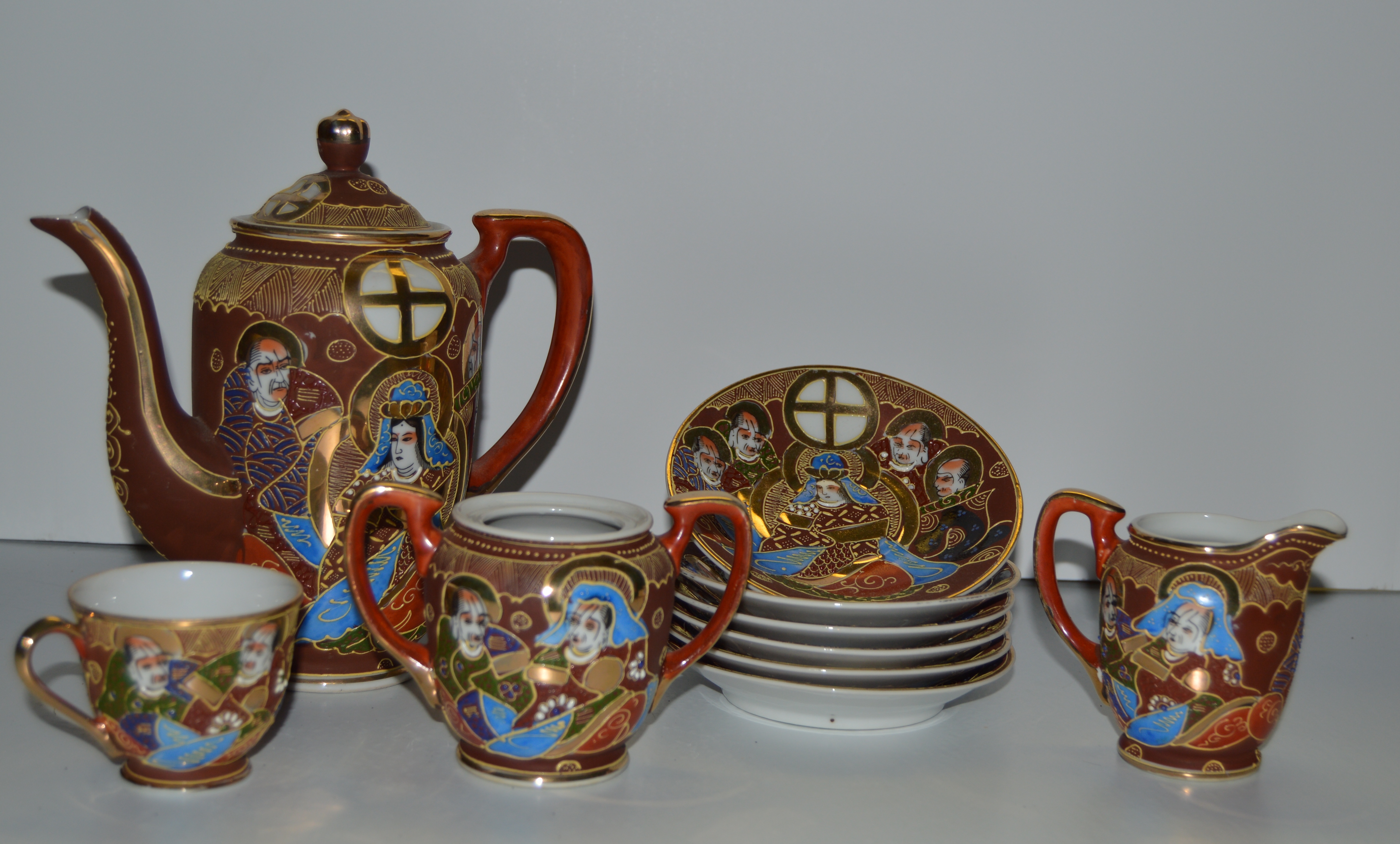 Hand Painted Occupied Japan Tea set EBTH
