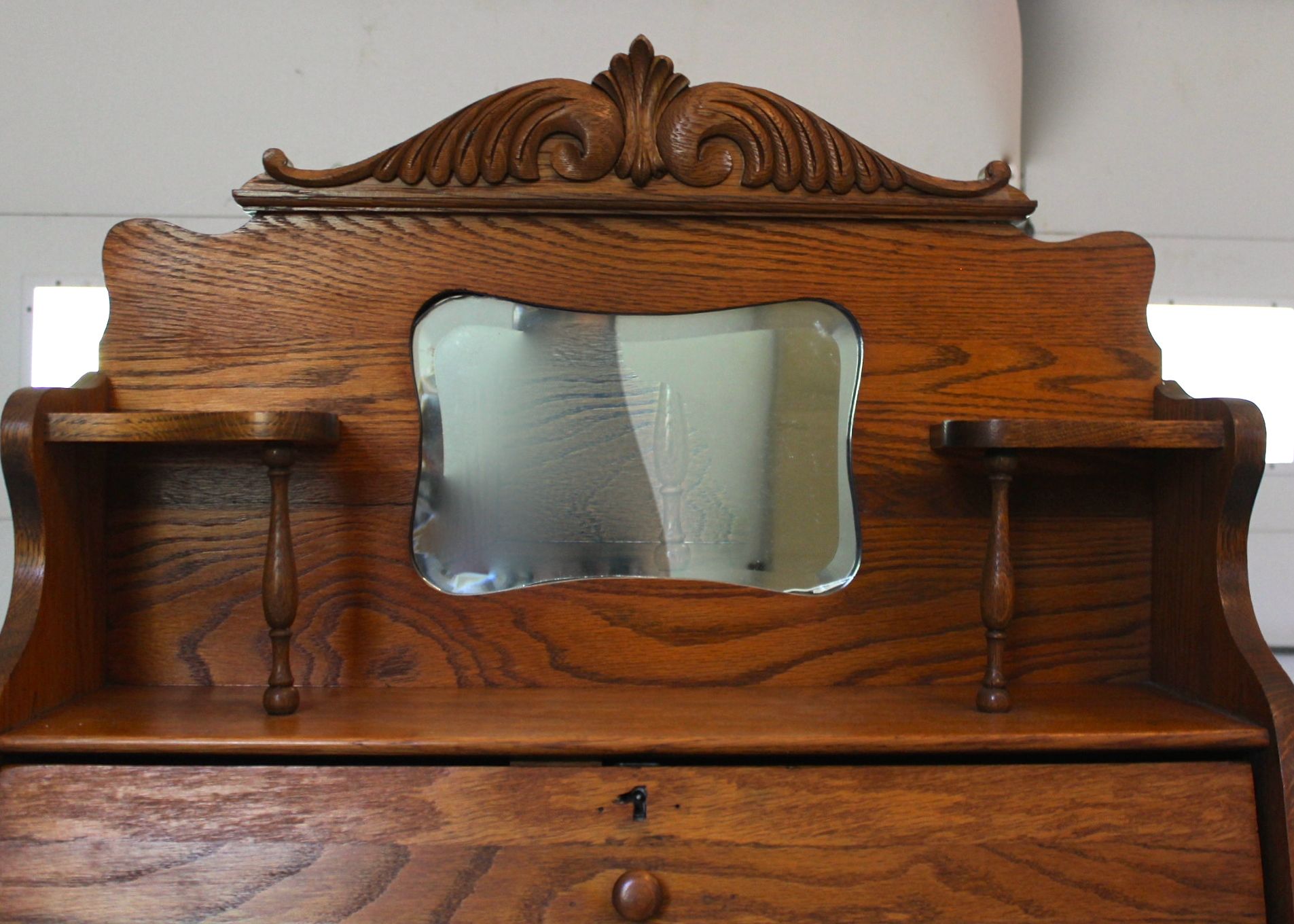 Antique Oak Letter Desk EBTH