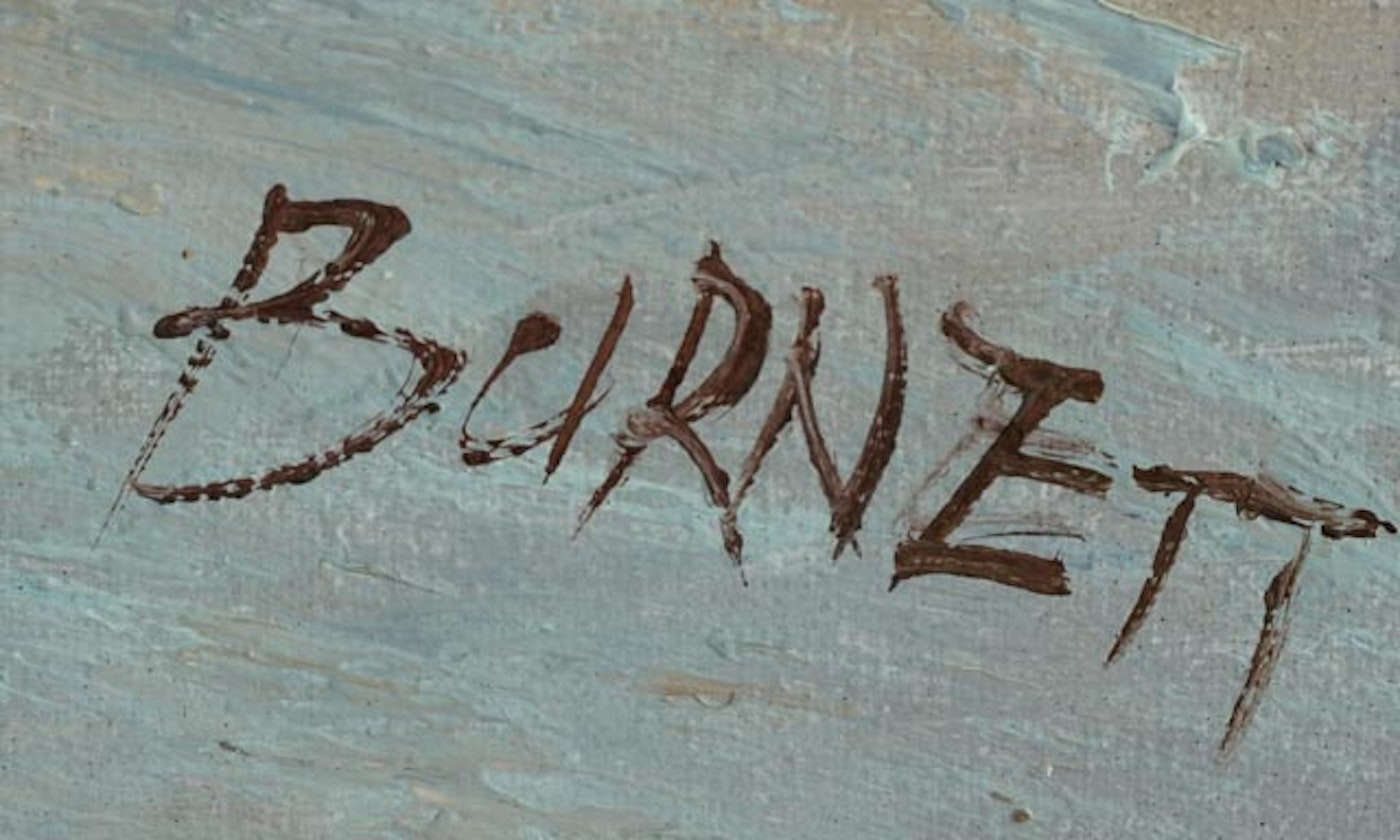 w painting oil burnett by Paris Caroline   Original Street Scene Painting Oil