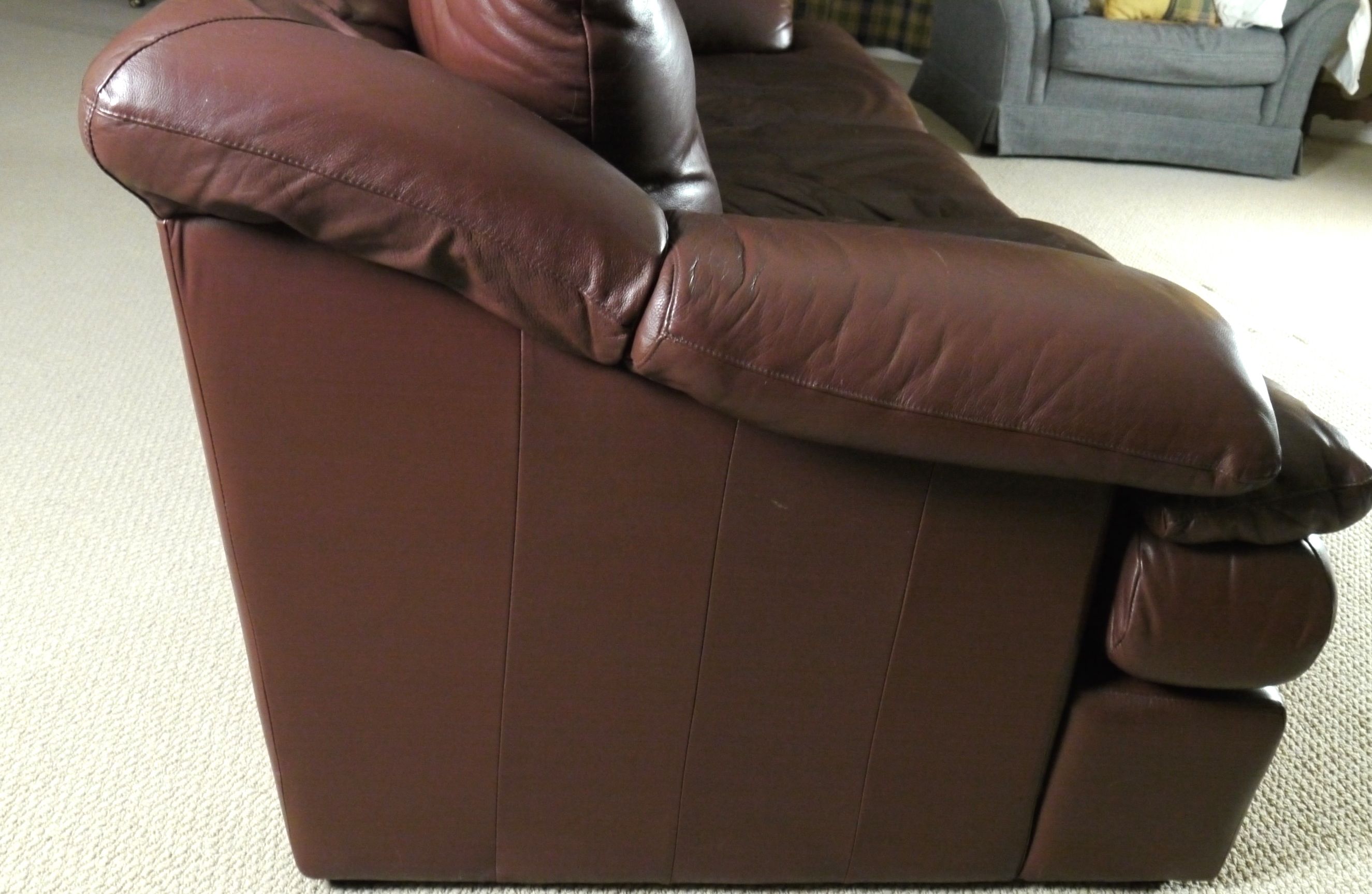 Leather Sofa by Robinson and Robinson EBTH