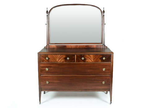 Early 20th Century Berkey Gay Dresser With Mirror Ebth