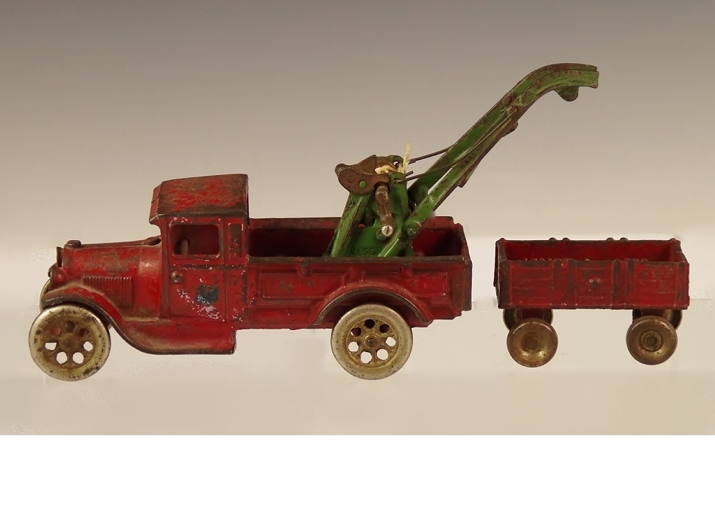 vintage cast iron truck