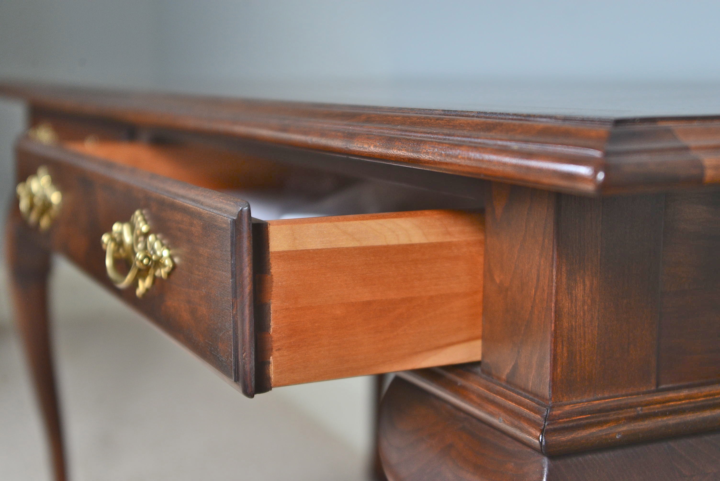 Queen Anne Library Table EBTH