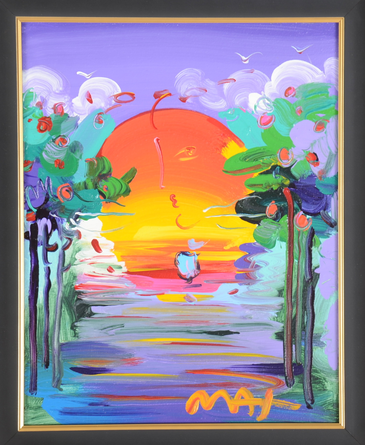 Original Peter Max Painting "Better World Version VIII" EBTH