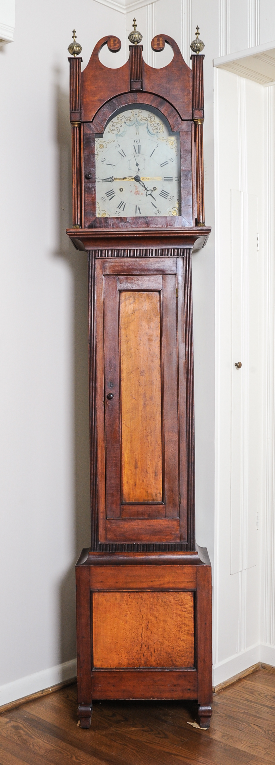 Antique R. Whiting Grandfather Clock EBTH