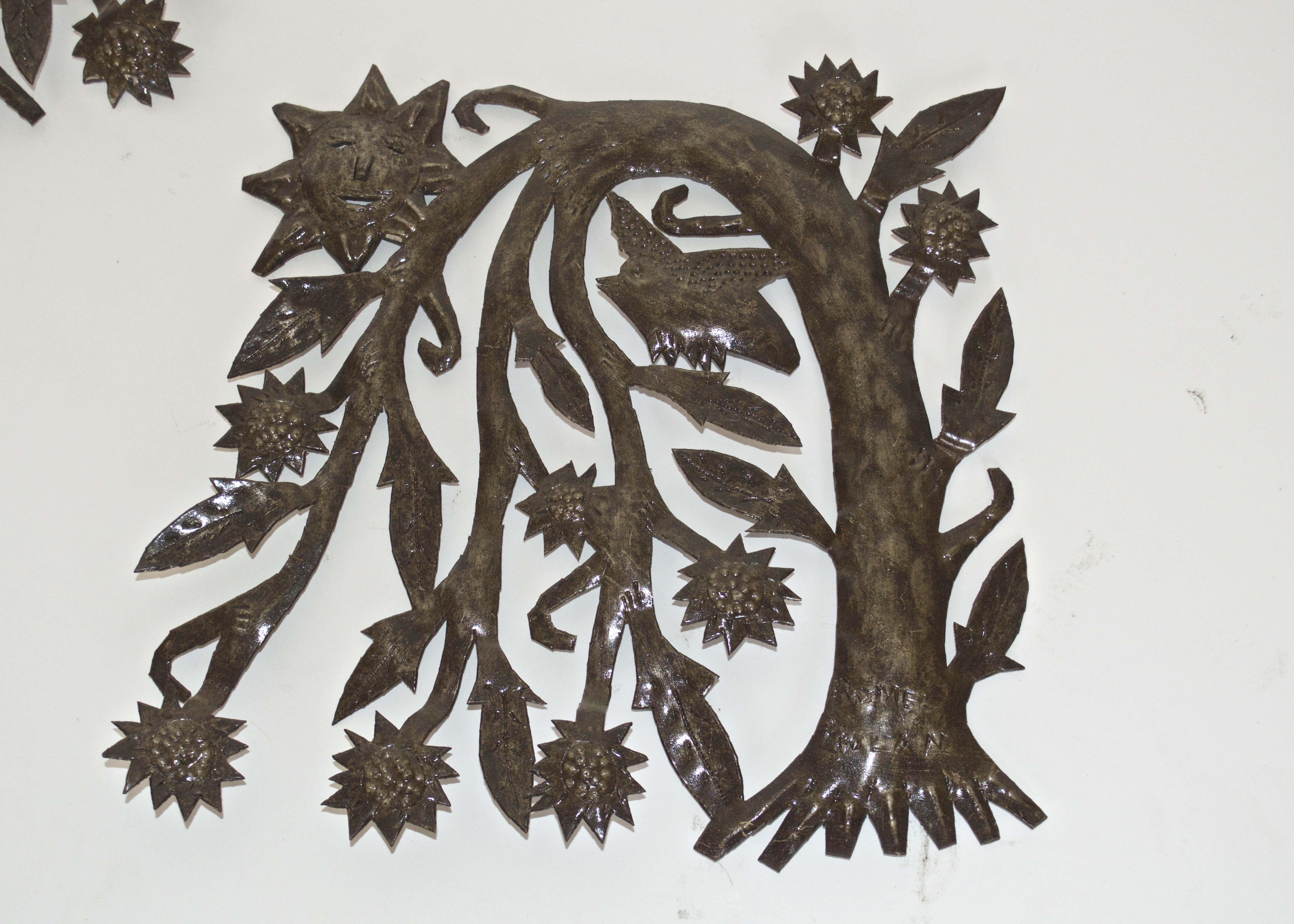 Hammered Metal Wall Art by Romel Balan EBTH