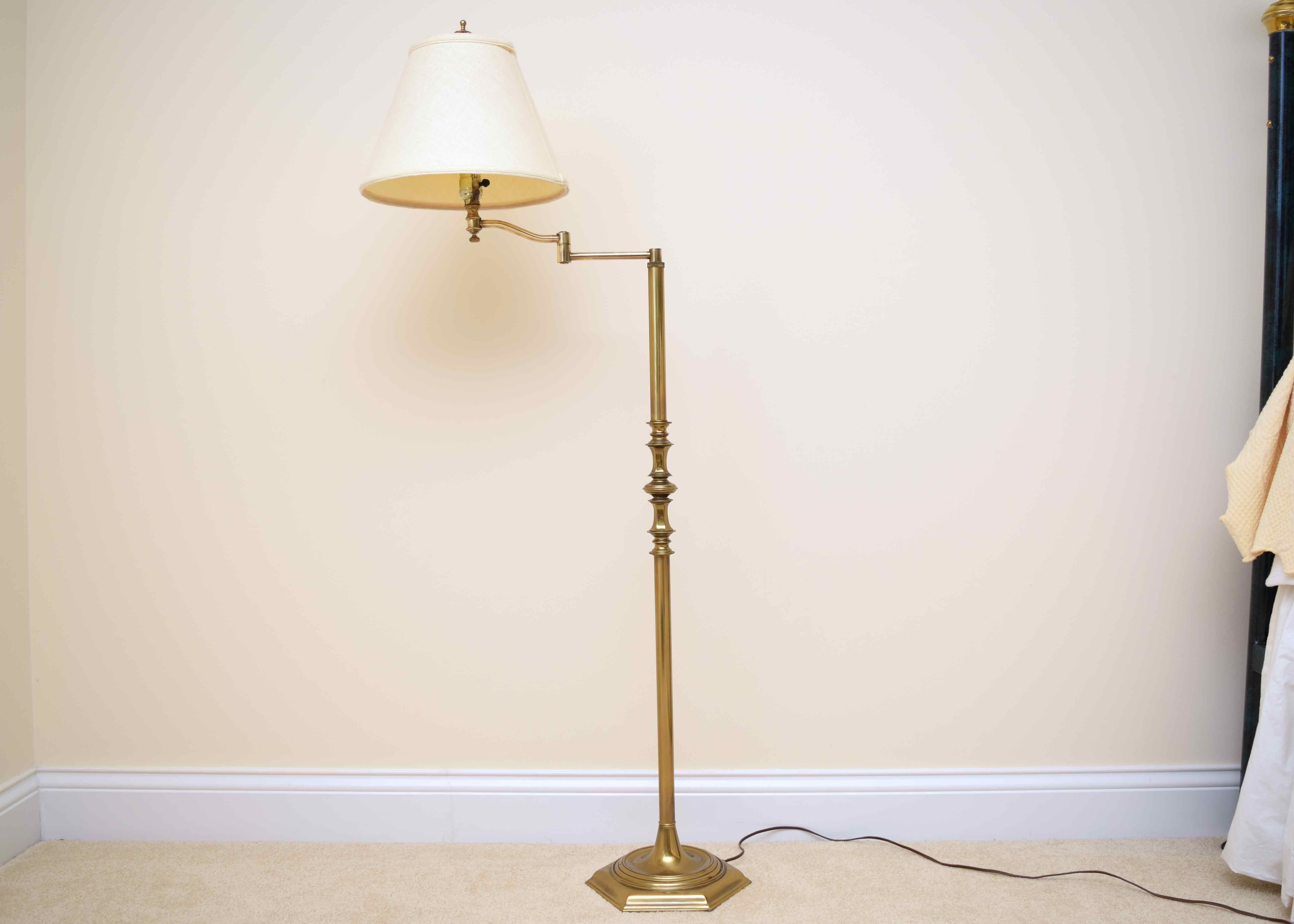 Stiffel Swing Arm Floor Lamp EBTH