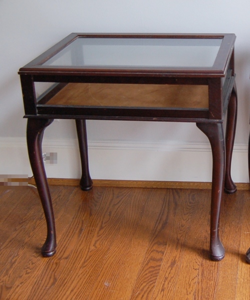 Two Shadow Box Side Tables EBTH