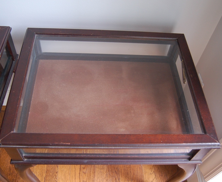 Two Shadow Box Side Tables EBTH