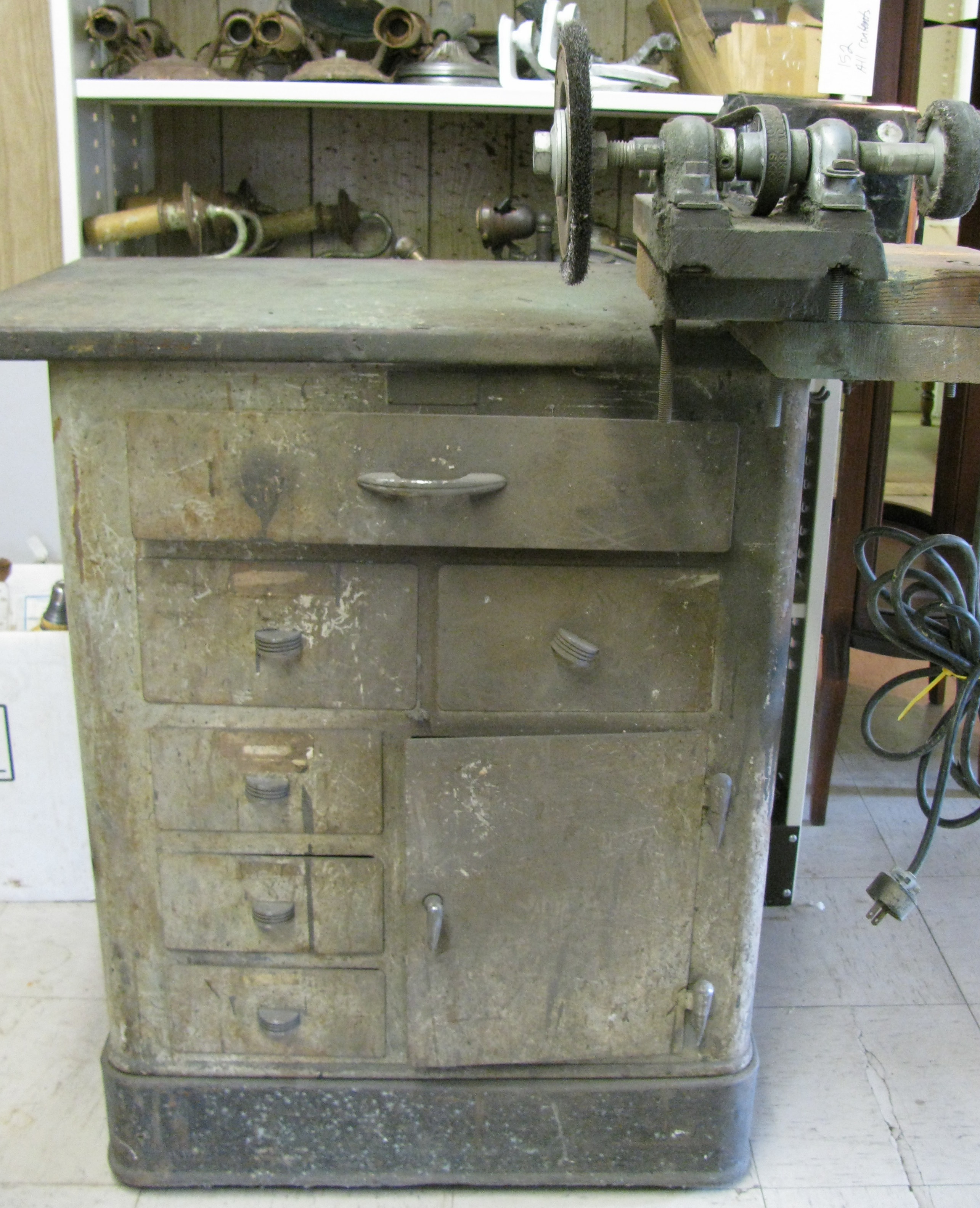 Vintage BeltDrive Bench Grinder and EBTH