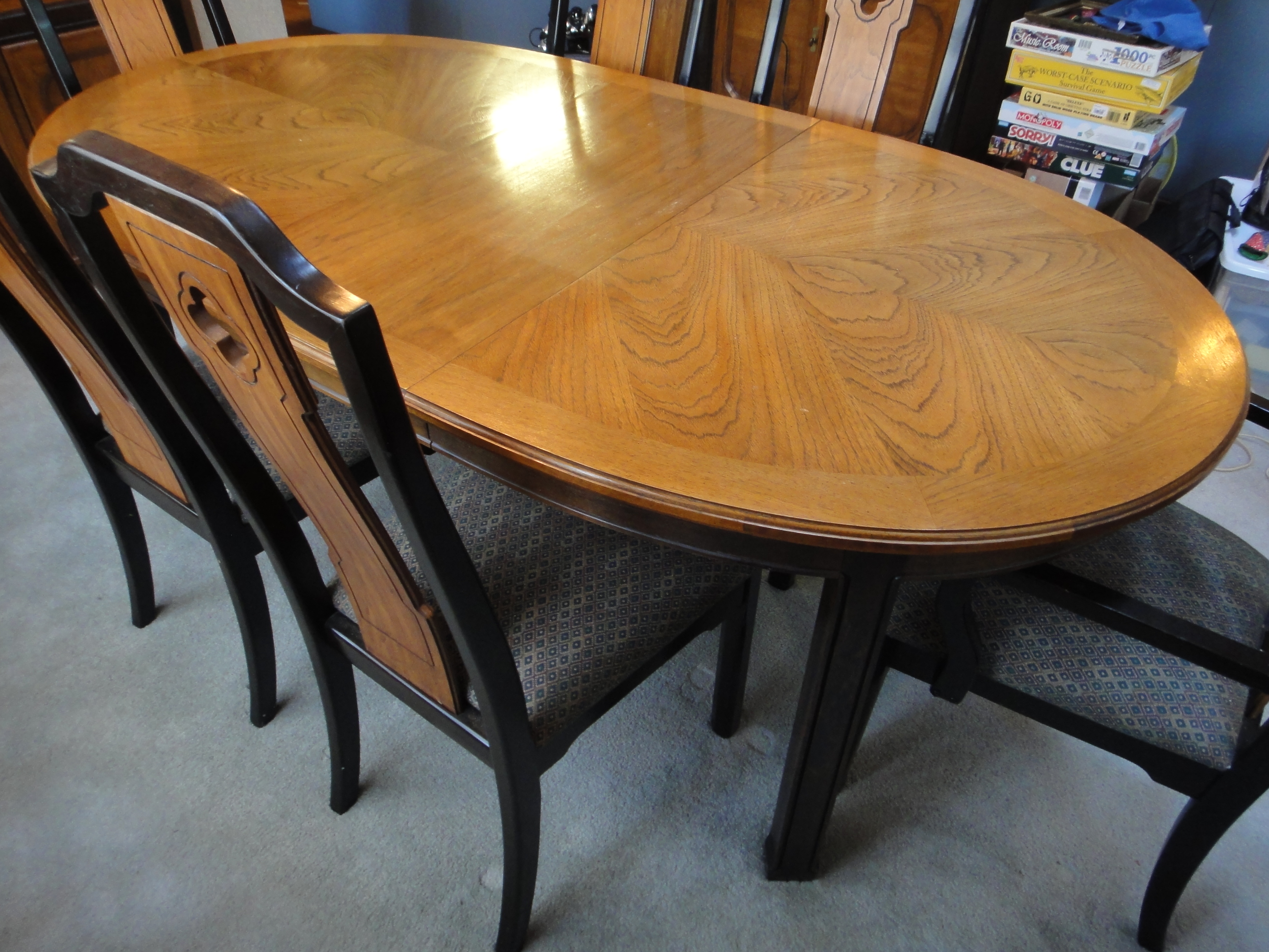 Mid Century Thomasville Dining Room Table & 6 Chairs EBTH