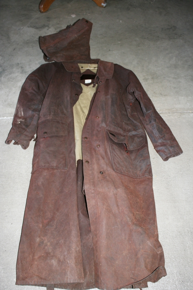 Men's Outback Oilskin Drover Coat EBTH