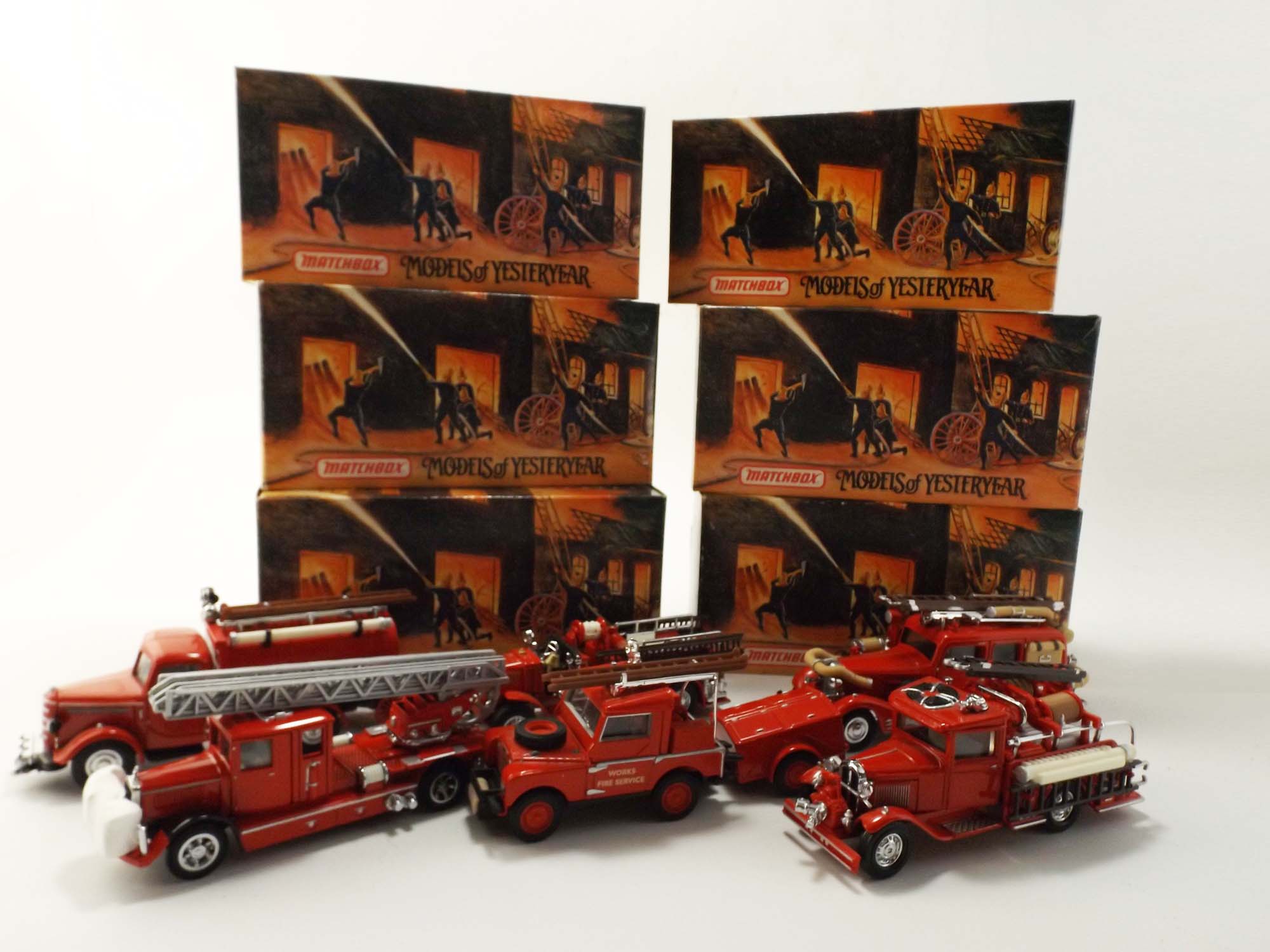 matchbox fire engine series