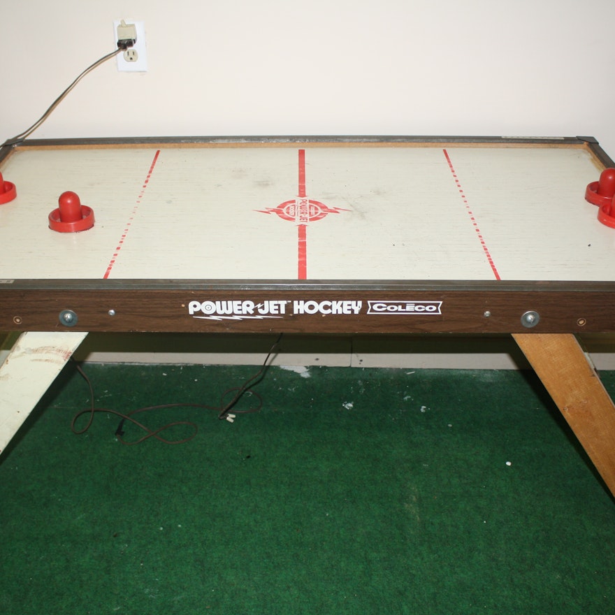 Vintage Coleco Jet Air Hockey Table Ebth Vintage Coleco Jet Air Hockey Table