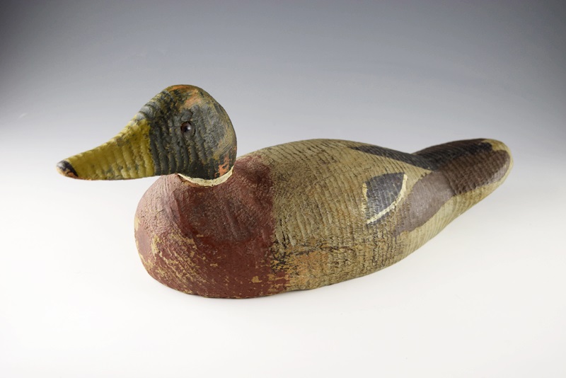 A Vintage Working Duck Decoy with Che Carver's Initials "JW" | EBTH