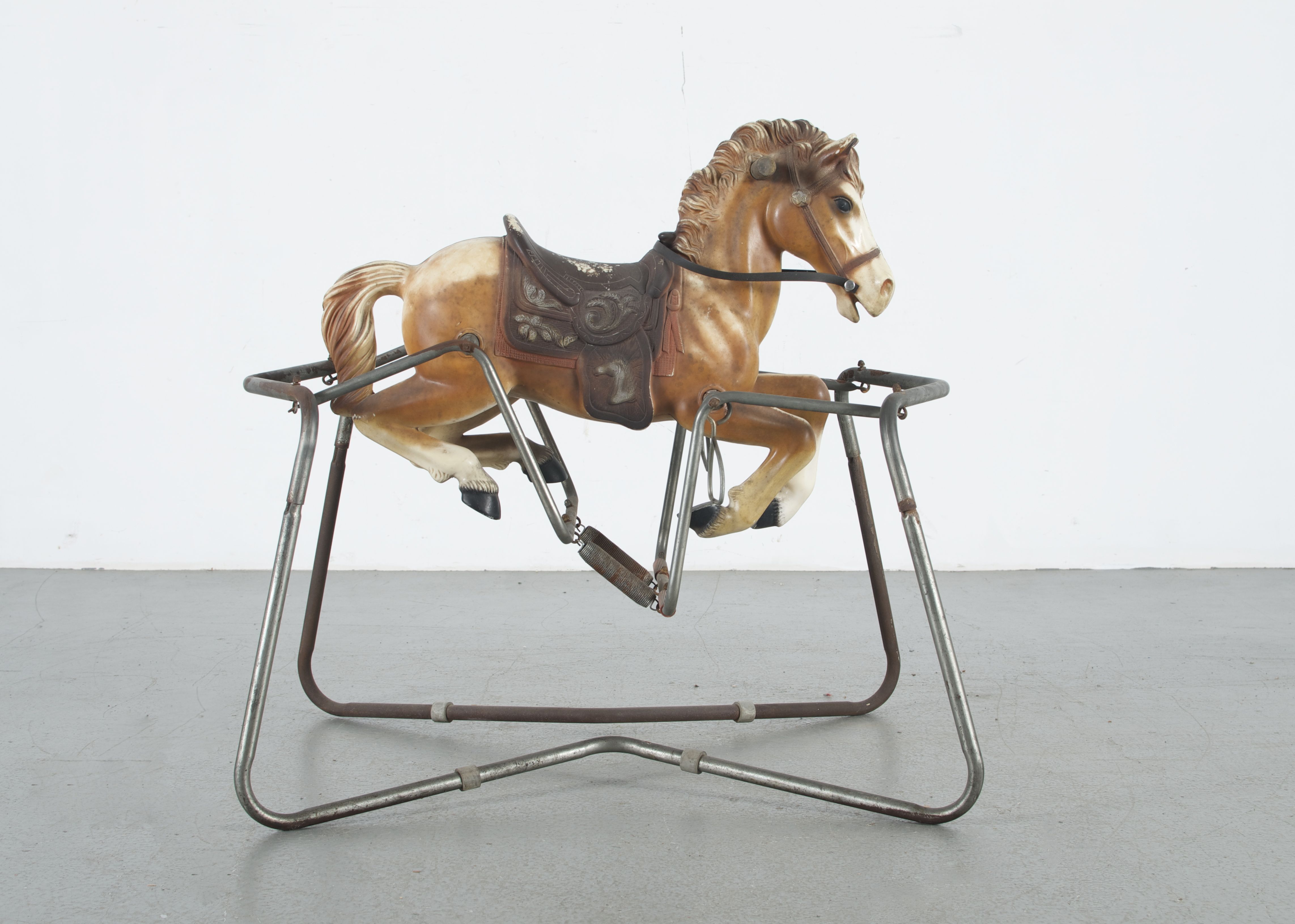 Vintage Blazon Spring Rocking Horse EBTH