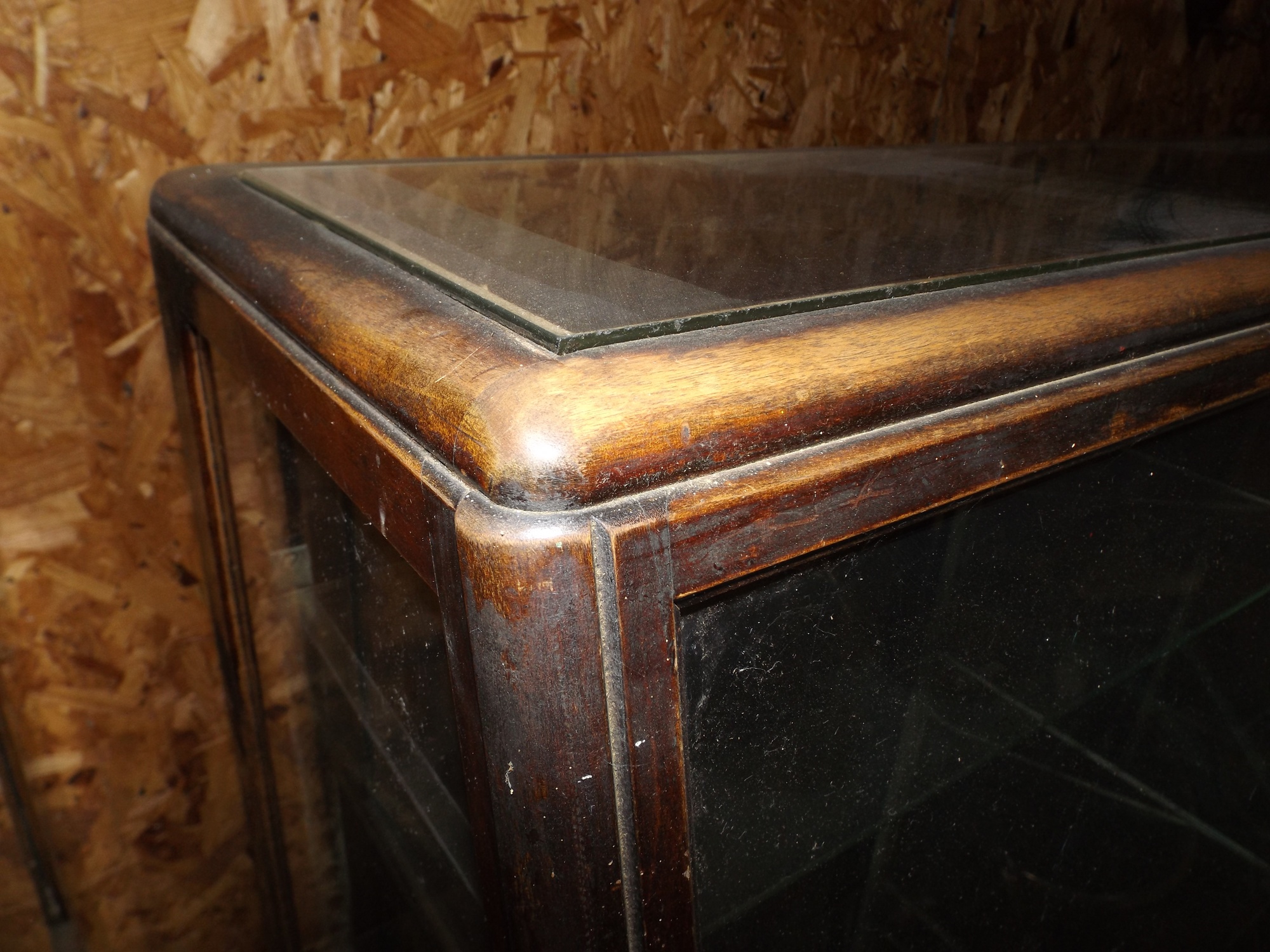 Antique Wood and Glass Store Display EBTH