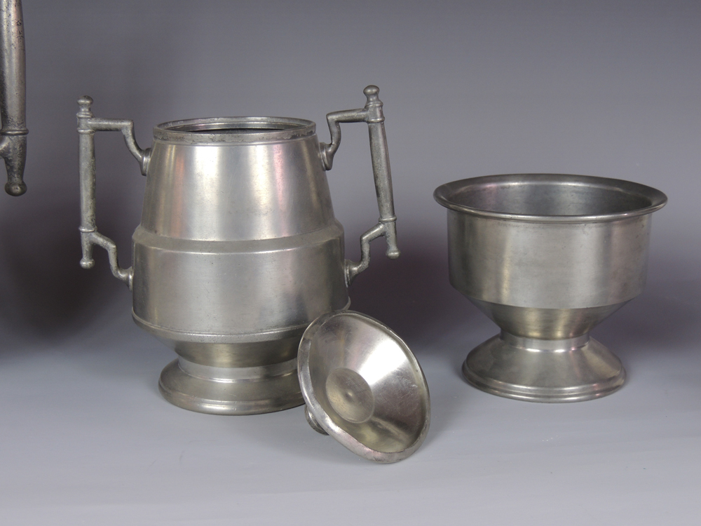 Britannia Pewter Teapot Coffee Set EBTH