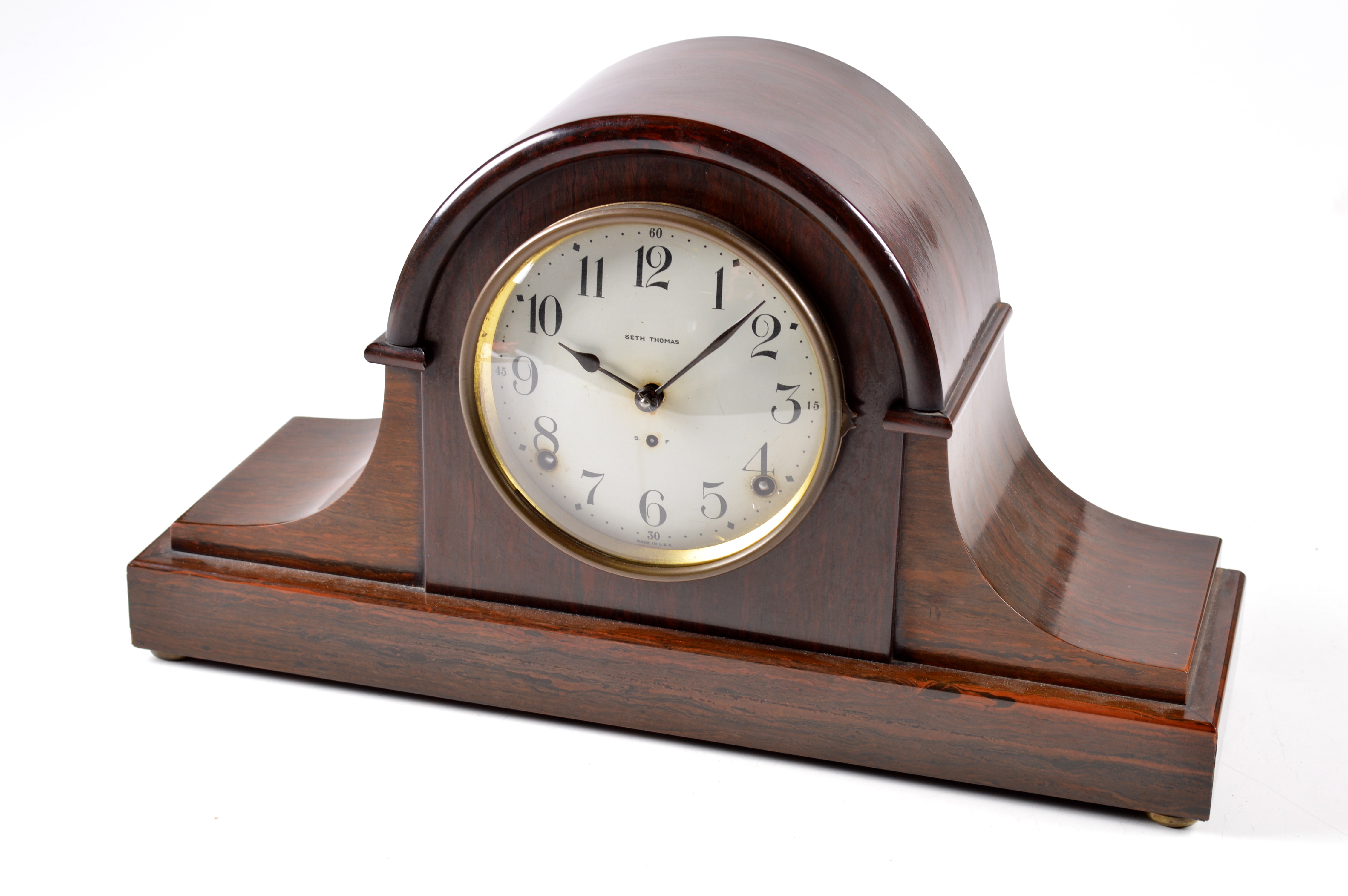 Antique Seth Thomas Tambour Mantel Clock EBTH