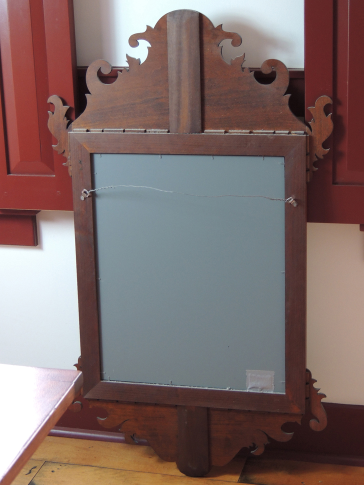 Early American Style Wooden Mirror EBTH