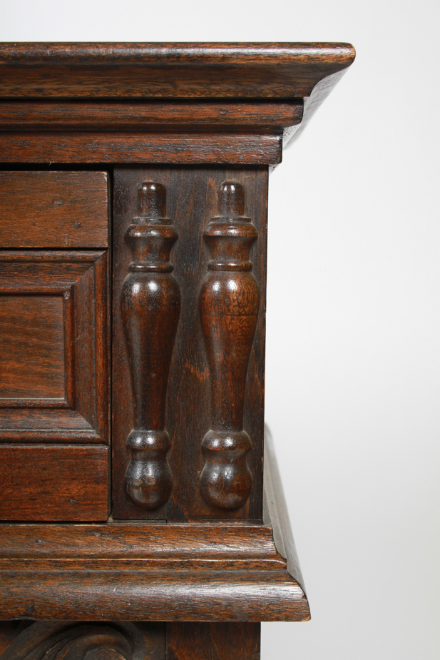 Antique Jacobean Style Sofa Table with Barley Twist Legs EBTH