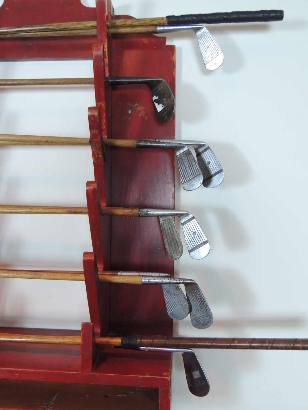 Eleven Vintage Wooden Shaft and Bamboo Golf Clubs EBTH