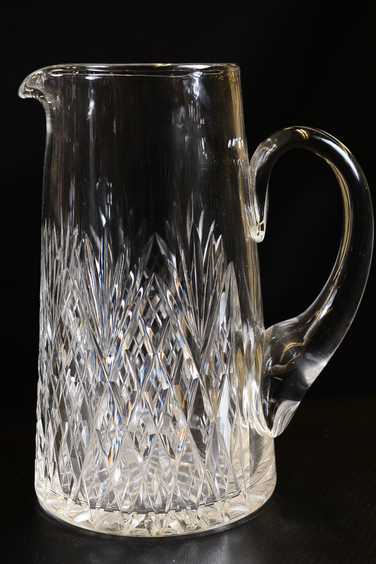 Collection of Antique Brilliant Cut Crystal Pitchers EBTH