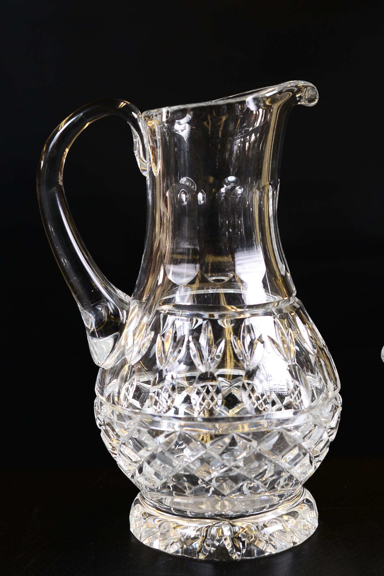 Collection of Antique Brilliant Cut Crystal Pitchers EBTH