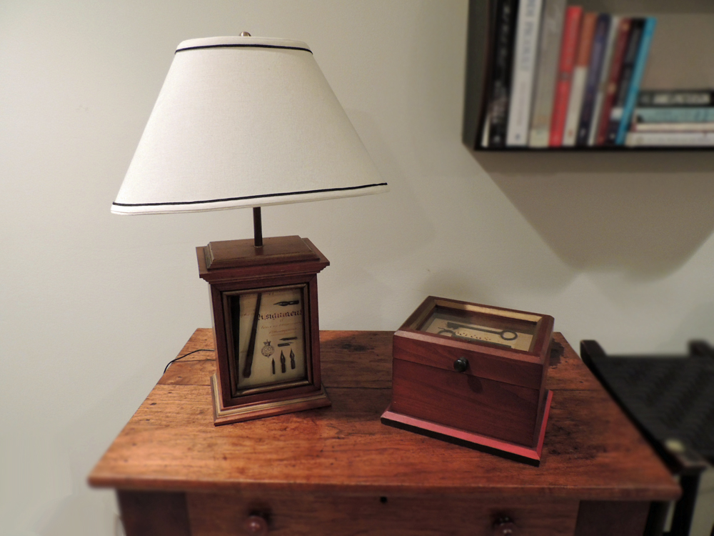 Lt Moses Willard Fountain Pen Table Lamp And Box Ebth