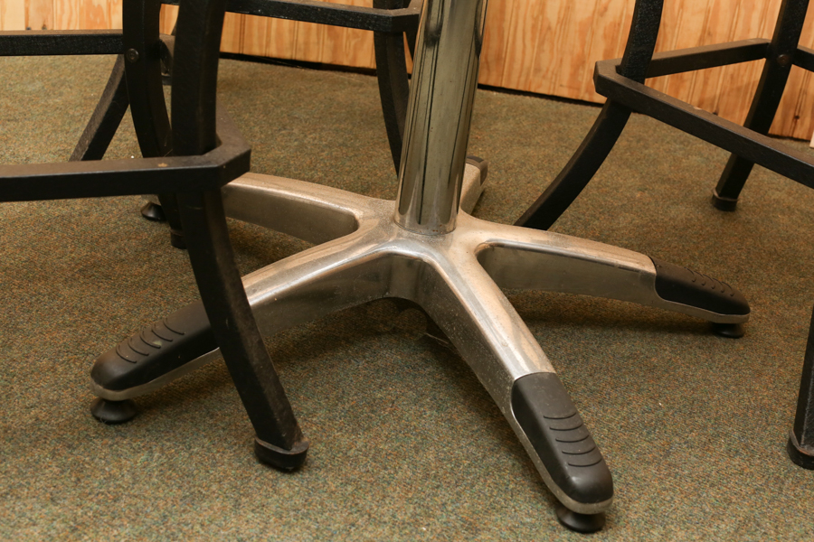 Craftsman Bar Table and Stools EBTH